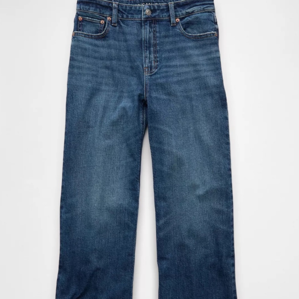 AE Dreamy Drape Stretch Super High-Waisted Baggy Wide-Leg Jean